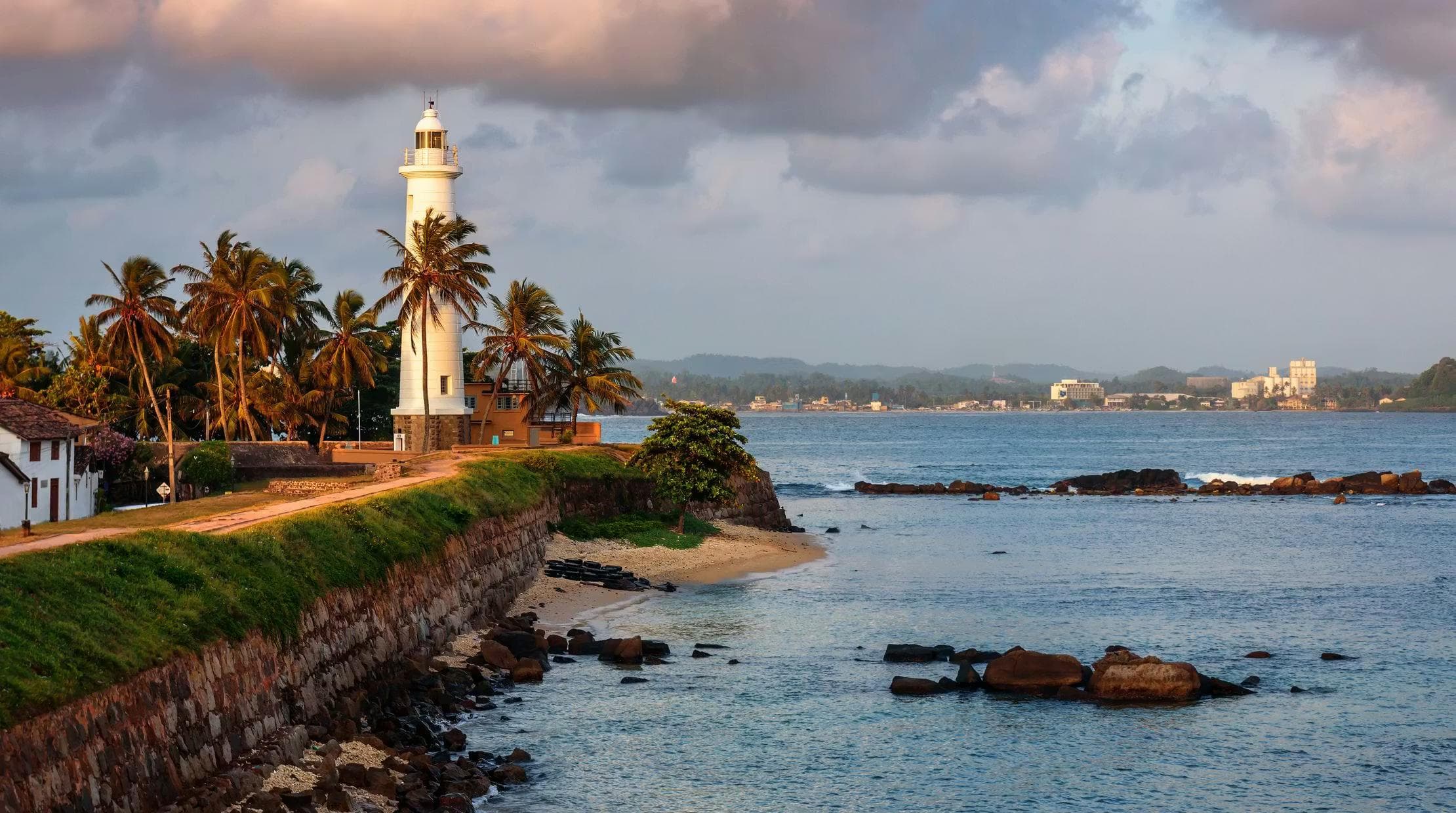 Walk through Galle Fort for history, shopping, and sunsets.